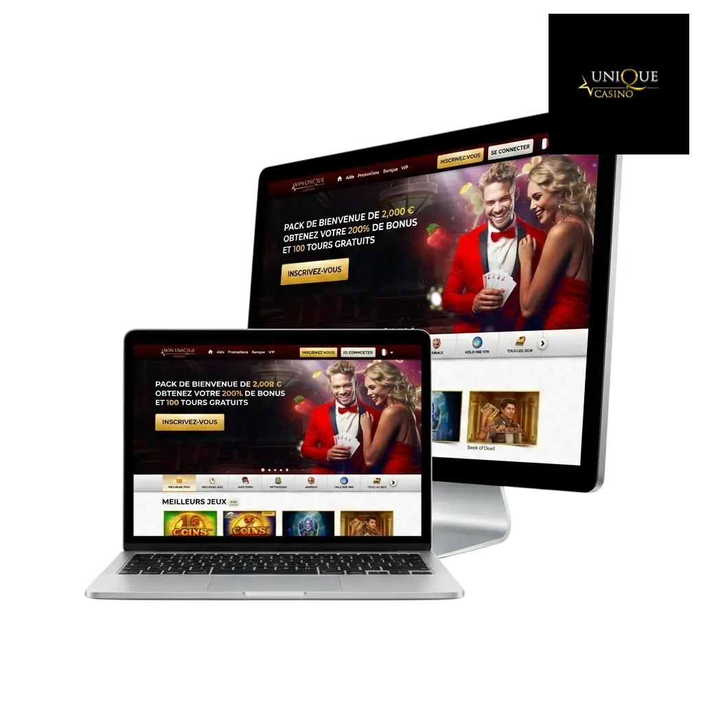 Unique Casino France plateforme et jeux