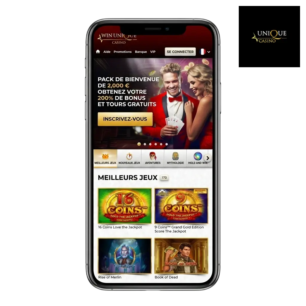 Télécharger l'Application Mobile Unique Casino en 2026