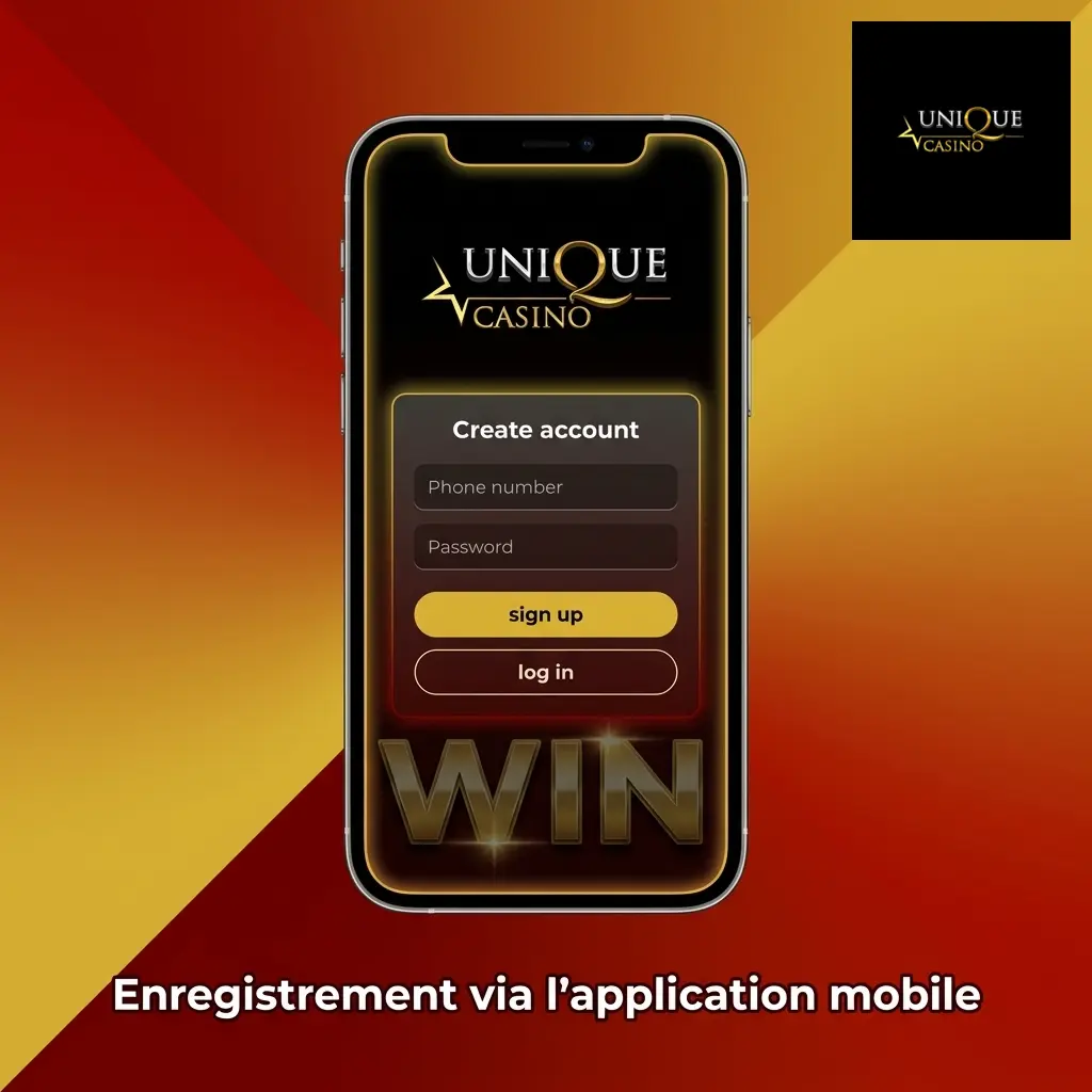 Enregistrement sur application mobile
