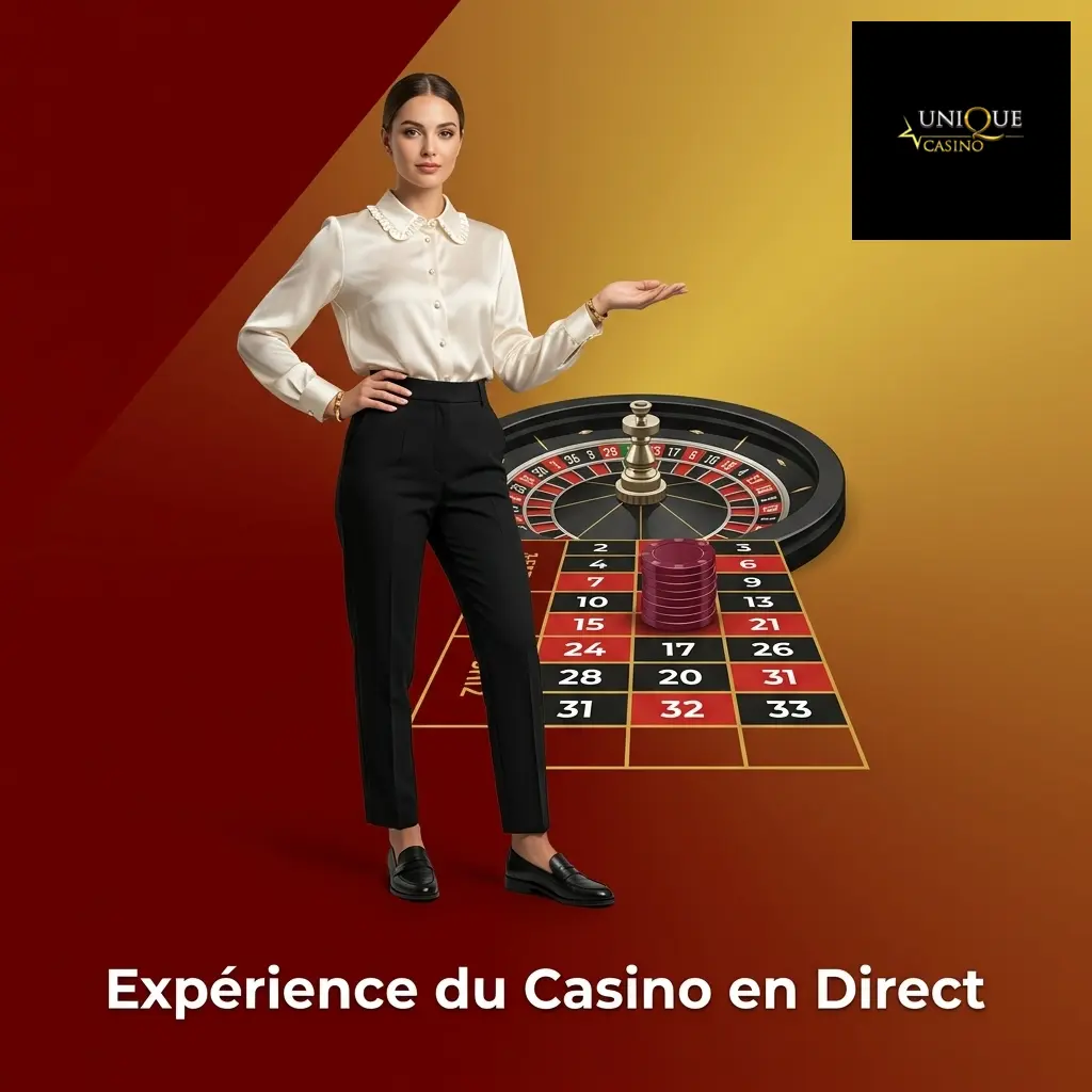 Croupiers professionnels en direct